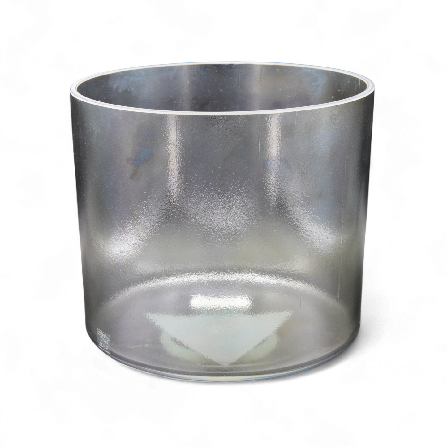 Crystal Tones 8" Apophyllite Sage Aura Gold Clear Quartz Singing Bowl (G-40)