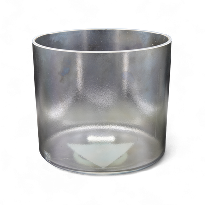 Crystal Tones 8" Apophyllite Sage Aura Gold Clear Quartz Singing Bowl (G-40)