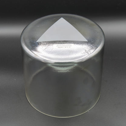 Crystal Tones 8" Apophyllite Sage Aura Gold Clear Quartz Singing Bowl (G-40)