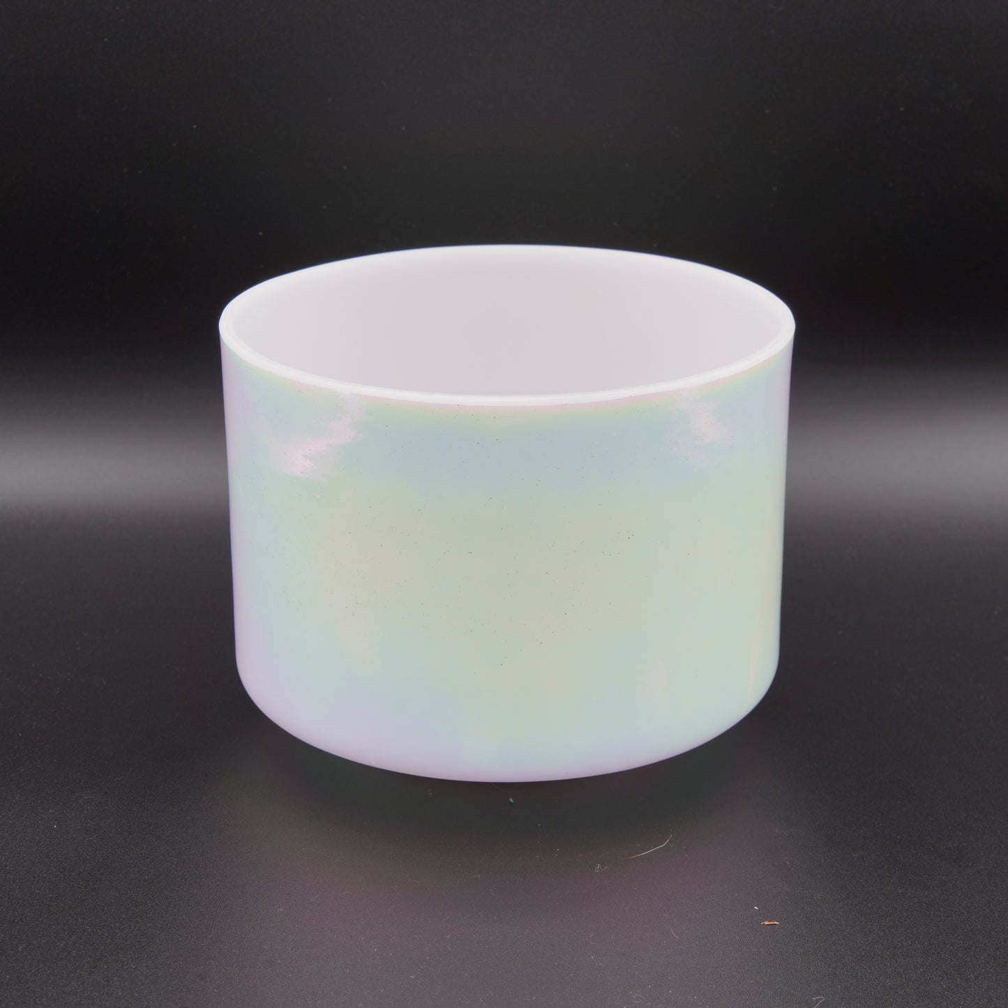 Crystal Tones 7" Mother of Platinum Clear Quartz Crystal Singing Bowl (D-25)