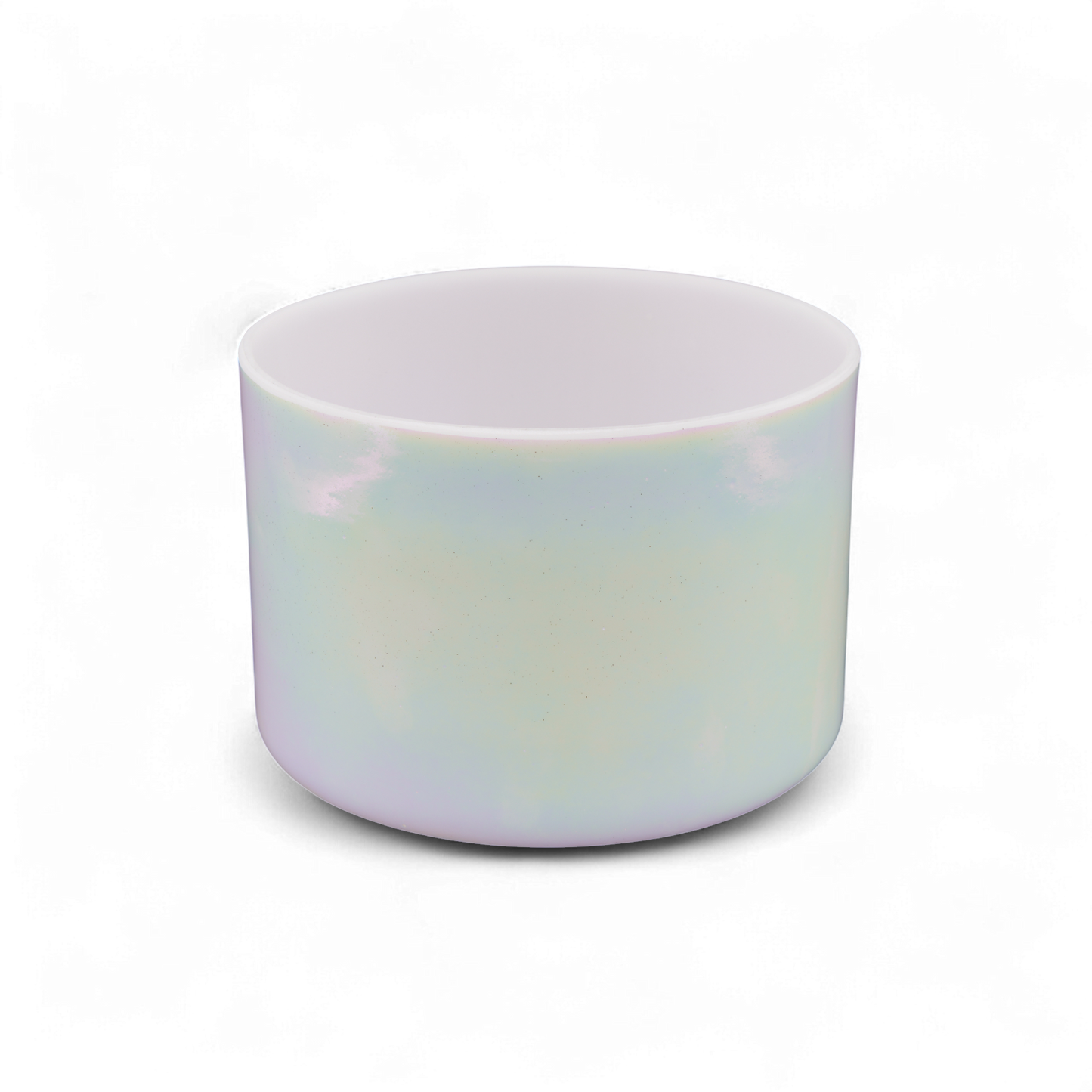 Crystal Tones 7" Mother of Platinum Clear Quartz Crystal Singing Bowl (D-25)