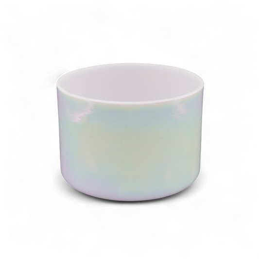Crystal Tones 7" Mother of Platinum Clear Quartz Crystal Singing Bowl (D-25)