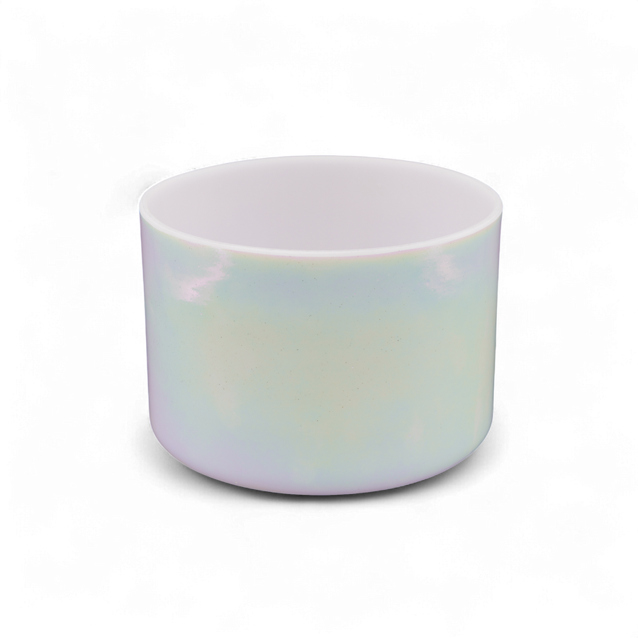 Crystal Tones 7" Mother of Platinum Clear Quartz Crystal Singing Bowl (D5-25)