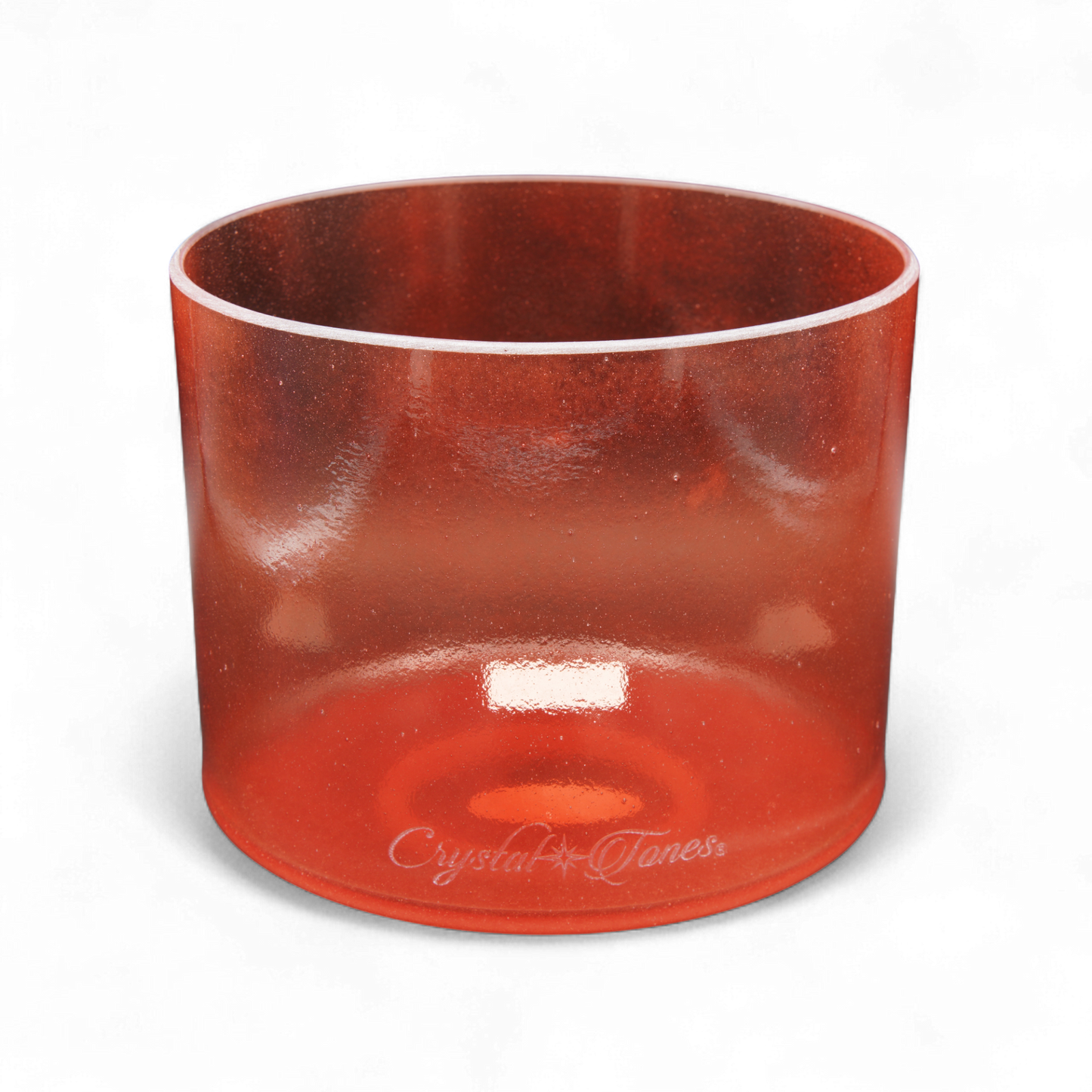 Crystal Tones 7" Rose Quartz Quartz Crystal Singing Bowl (G4-40)