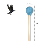 Cosmic Tones Gong Mallet by Raven Sounds, Handmade in USA, Enhanced Overtones - Raven Sounds