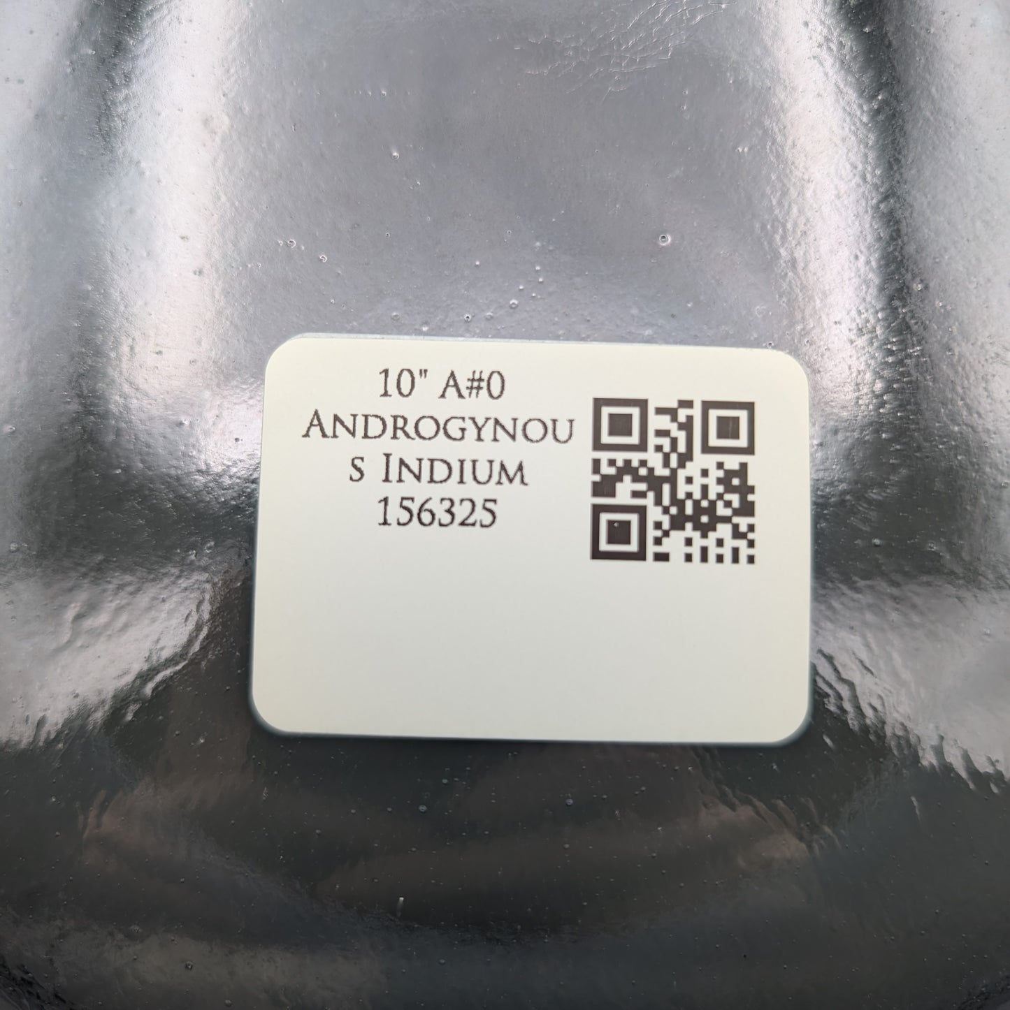 Crystal Tones 10" Androgynous Indium Quartz Crystal Singing Bowl (A#3+0)