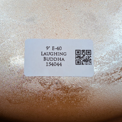 Crystal Tones 9" Laughing Buddha Quartz Crystal Singing Bowl (E4-40)