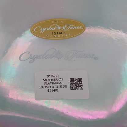 Crystal Tones 9" Mother of Platinum Quartz Crystal Singing Bowl (B3+30)