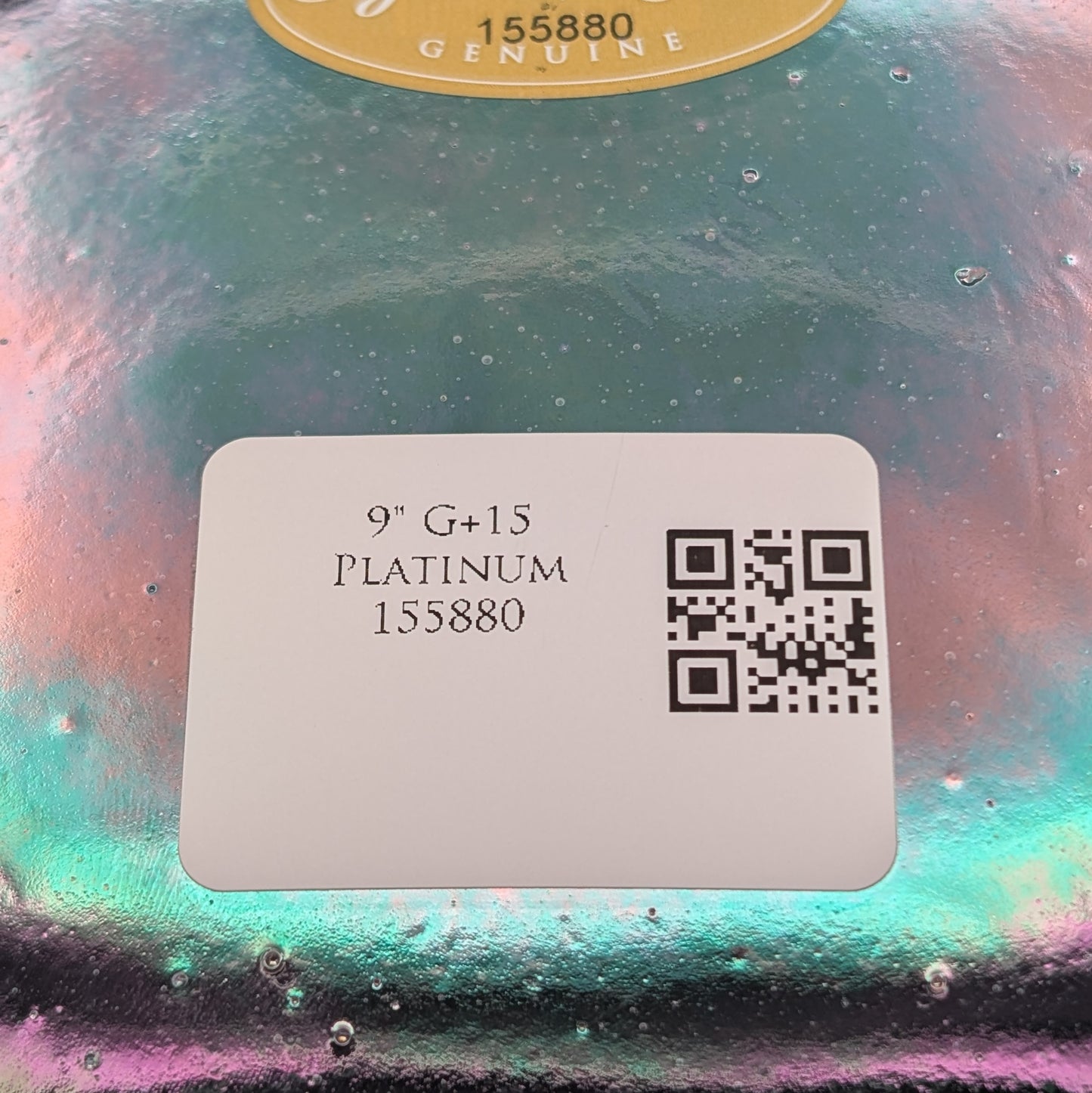 Crystal Tones 9" Platinum Quartz Crystal Singing Bowl (G3+15)