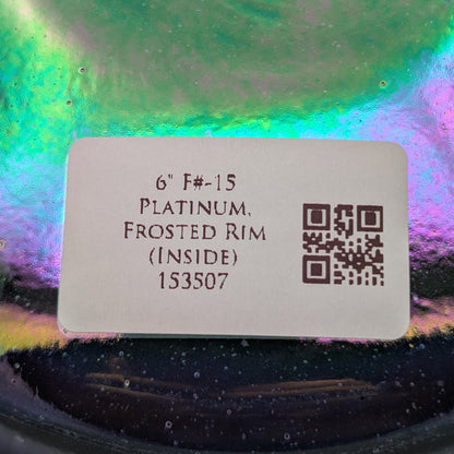 Crystal Tones 6" Platinum Quartz Crystal Singing Bowl (F#4-15)