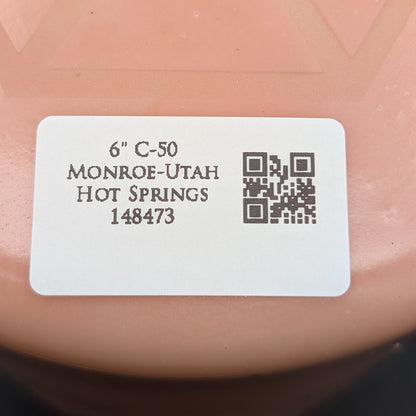 Crystal Tones 6" Monroe-Utah Hot Springs Clear Quartz Singing Bowl (C-50)