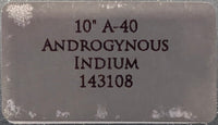 Crystal Tones 10" Androgynous Indium Singing Bowl (A3-40)
