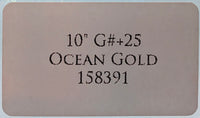 Crystal Tones 10" Ocean Gold Singing Bowl (G#3+25)