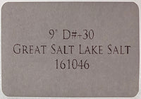 Crystal Tones 9" Great Salt Lake Salt Singing Bowl (D#4+30)
