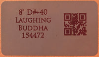 Crystal Tones 8" Laughing Buddha Singing Bowl (D#4+40)