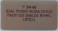 Crystal Tones 7" Zeal Point Singing Bowl (F#4-40)