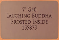 Crystal Tones 7" Laughing Buddha Singing Bowl (G#4+0)