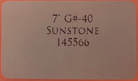 Crystal Tones 7" Sunstone Singing Bowl (G#4-40)