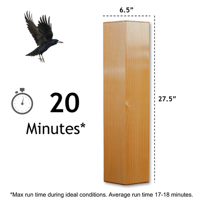 Meditation Rain Pillar - Solid Maple Extended Play Rain Stick, Sound Healing