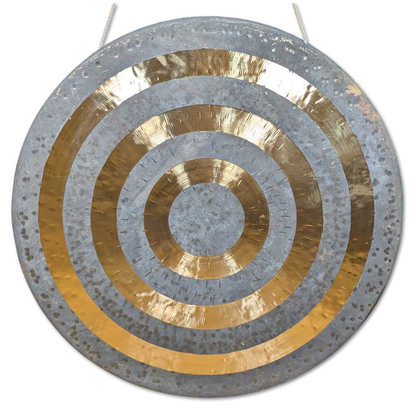 Solar Chau Gong by Raven Sounds, Handmade Traditional Bronze Gong, Free Mallet.