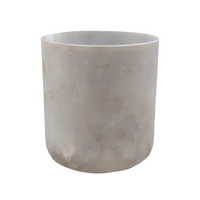 Crystal Tones 6" Charcoal Quartz Crystal Singing Bowl (F4+15)
