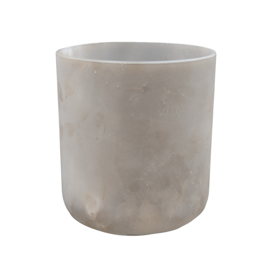 Crystal Tones 6" Charcoal Quartz Crystal Singing Bowl (F4+15)