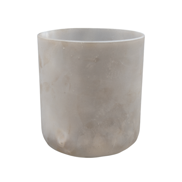 Crystal Tones 6" Charcoal Quartz Crystal Singing Bowl (F4+15)
