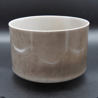 Crystal Tones 9" Charcoal Quartz Crystal Singing Bowl (D#4+30)