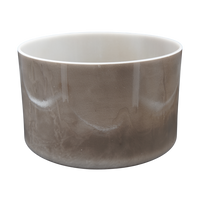 Crystal Tones 9" Charcoal Quartz Crystal Singing Bowl (D#4+30)