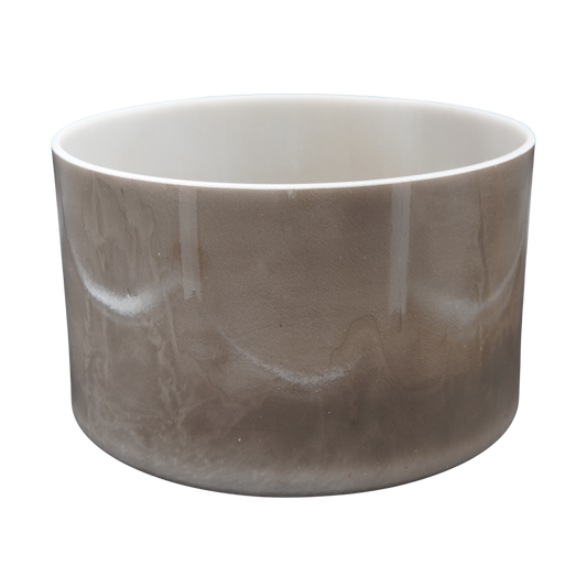 Crystal Tones 9" Charcoal Quartz Crystal Singing Bowl (D#4+30)