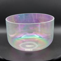 Crystal Tones 10" Platinum Quartz Crystal Singing Bowl (B3+0)
