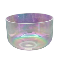 Crystal Tones 10" Platinum Quartz Crystal Singing Bowl (B3+0)
