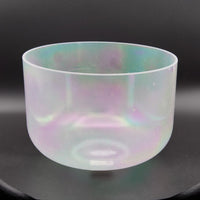 Crystal Tones 10" Platinum Quartz Crystal Singing Bowl (A#3+15)