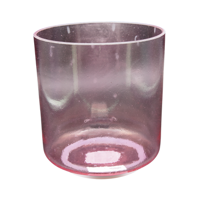 Crystal Tones 6" Pink Aura Gold Quartz Crystal Singing Bowl (A#4+0)