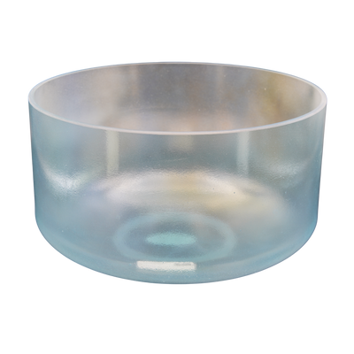 Crystal Tones 9" Aqua Aura Gold Quartz Crystal Singing Bowl (D#4+15)
