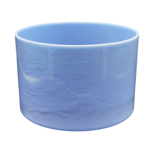 Crystal Tones 8" Egyptian Blue Quartz Crystal Singing Bowl (F#4-45)