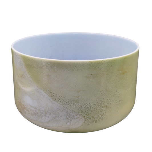 Crystal Tones 10" Mt Shasta Serpentine Quartz Crystal Singing Bowl (G#3+30)