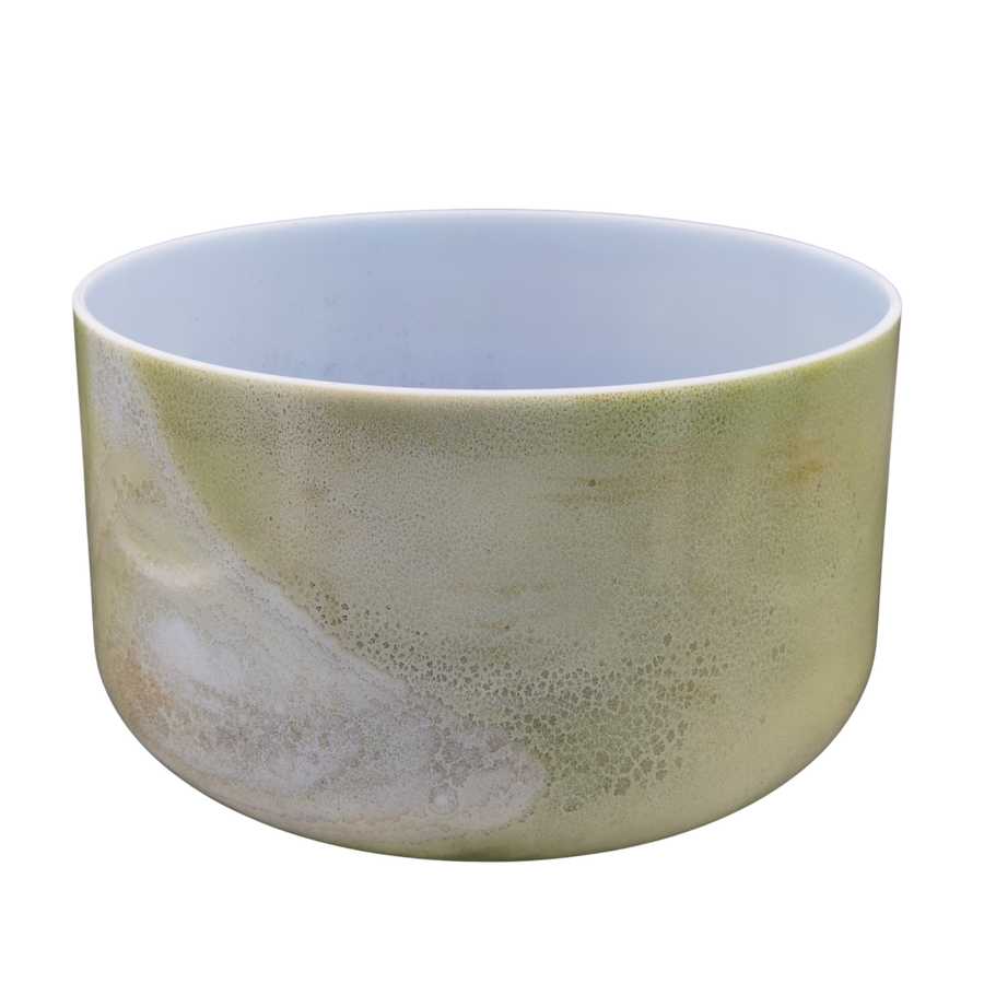 Crystal Tones 10" Mt Shasta Serpentine Quartz Crystal Singing Bowl (G#3+30)