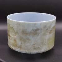 Crystal Tones 9" Mt Shasta Serpentine Quartz Crystal Singing Bowl (D4+40)