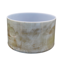 Crystal Tones 9" Mt Shasta Serpentine Quartz Crystal Singing Bowl (D4+40)