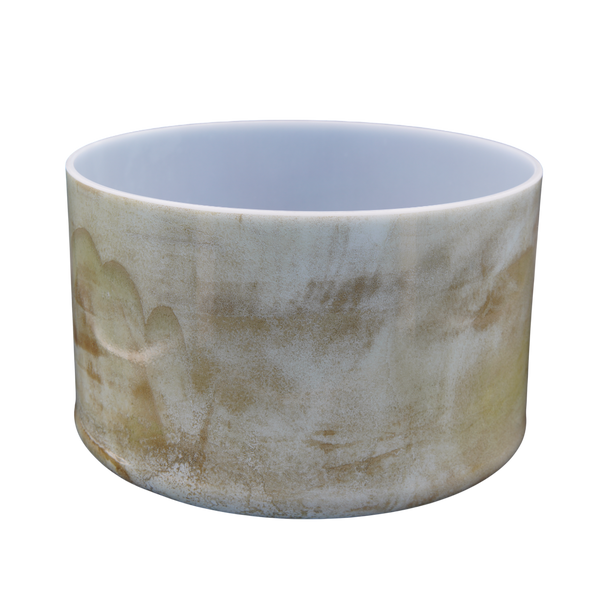 Crystal Tones 9" Mt Shasta Serpentine Quartz Crystal Singing Bowl (D4+40)