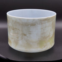 Crystal Tones 9" Mt Shasta Serpentine Quartz Crystal Singing Bowl (C#4+40)