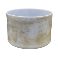 Crystal Tones 9" Mt Shasta Serpentine Quartz Crystal Singing Bowl (C#4+40)