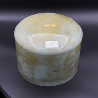 Crystal Tones 9" Mt Shasta Serpentine Quartz Crystal Singing Bowl (C#4+40)