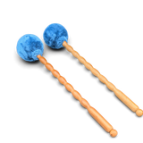 Grotta Sonora roller mallet pair – blue