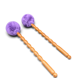 Grotta Sonora roller mallet pair – purple