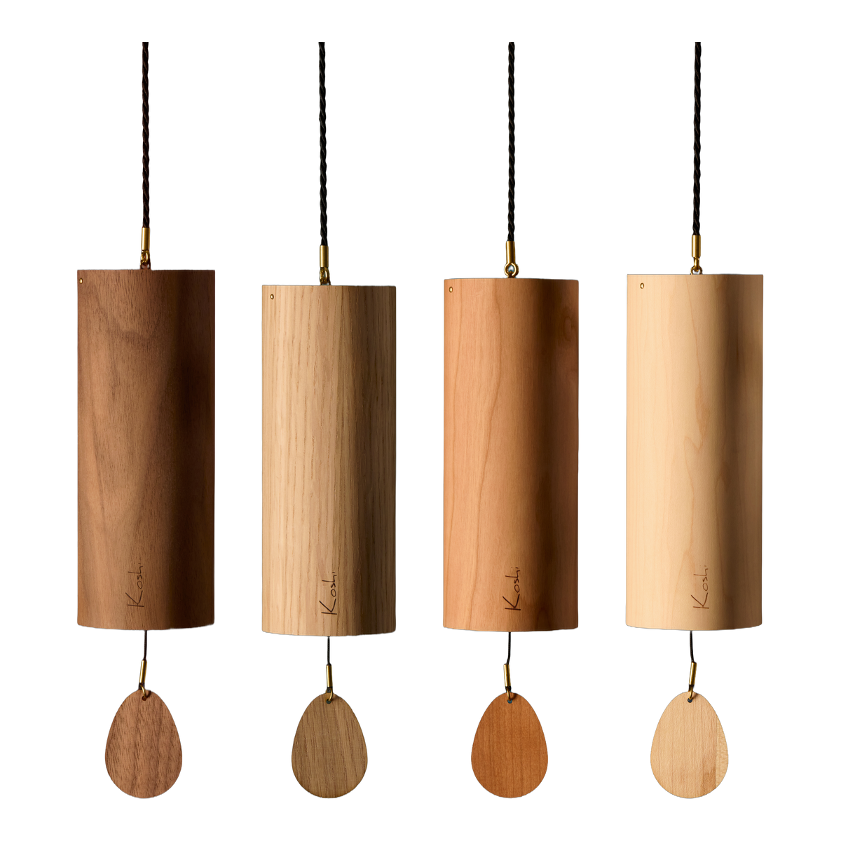 Koshi Earth Symphony set of four chimes: Mountain, Forest, River and Ocean