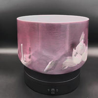 Crystal Tones 10" Lepidolite Singing Bowl (C4+30)