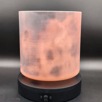 Crystal Tones 7" Indian Pipestone Quartz Crystal Singing Bowl (F#4+0)