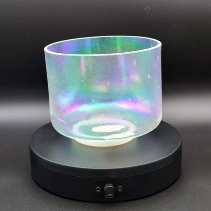 Crystal Tones 6" Platinum Quartz Crystal Singing Bowl (D5-40)